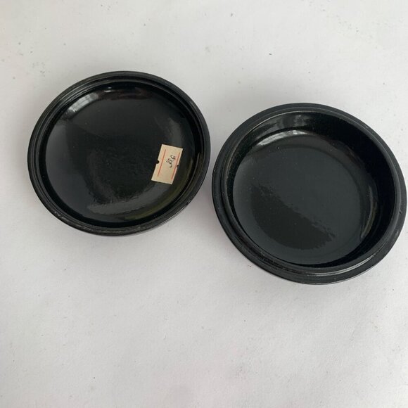 Vintage Ukraine Ukrainian Hand-Painted Trinket Bowl Dish Lidded Floral Lacquered - Picture 4 of 6